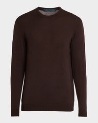 Men's 14 Micron Wool Crewneck Sweater
