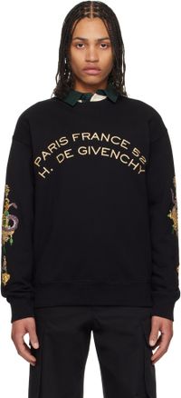 Givenchy Black Boxy Fit Sweatshirt