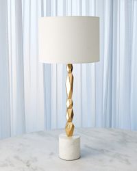 Facet Block Table Lamp