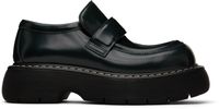 Bottega Veneta Black Swell Loafers