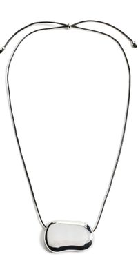 Heaven Mayhem Julia Silver Necklace Silver/Black One Size