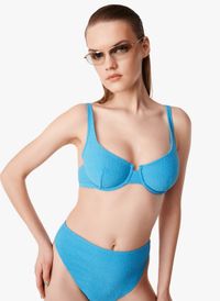 Icone - Haut de maillot de bain - Taille 90D - Bleu