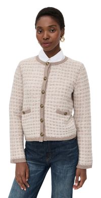 rag & bone Robyn Cardigan Oatmeal Multi M