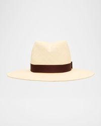 Jeanne Straw Fedora Hat