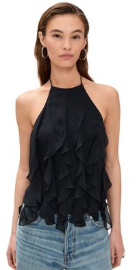 PAIGE Ciao Top Black L