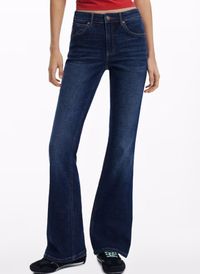 Desigual - Jean flare en coton mélangé - Taille 44 - Bleu