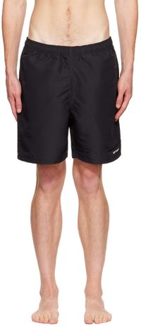 Carhartt Work In Progress Black Island Swim Shorts
