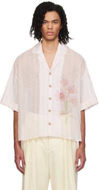 King & Tuckfield Chemise surdimensionnée rose