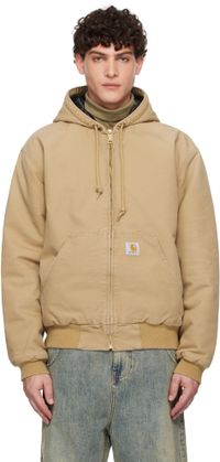 Carhartt Work In Progress Blouson d'hiver de sport OG beige