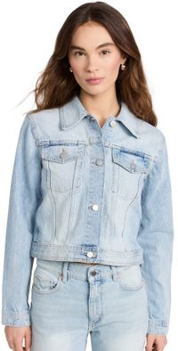 DL1961 Vika Jacket Classic Denim Fountain (Vintage) L