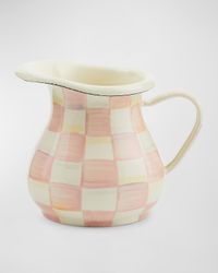 Rosy Check Enamel Creamer