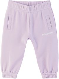Palm Angels Bébé | Pantalon de détente mauve à logo imprimé