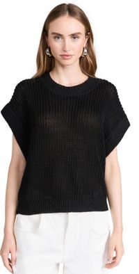 Apiece Apart Oliva Linen Vest Black M/L