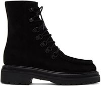 Legres Black College Boots