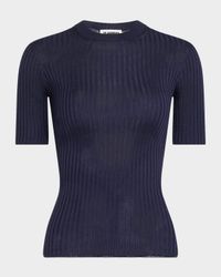 Short-Sleeve Rib T-Shirt