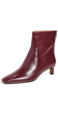 Madewell Dimes Kitten Heel Boots Deep Merlot 11