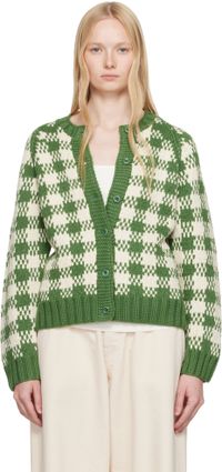 YMC Green Atomic Cardigan
