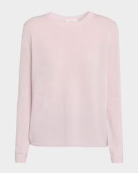 Long-Sleeve Cashmere Crewneck Sweater