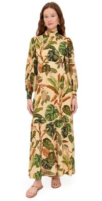 Dress To Cropped Forest Print Dress Forest Print L