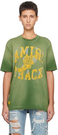 Amiri T-shirt vert à image