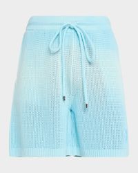 Men's Cotton Knit Drawstring Shorts