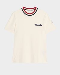 Men's Jersey Stripe-Ribbed Crewneck T-Shirt