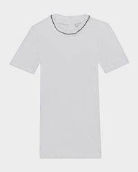 Monili Cotton Stretch Short-Sleeve T-Shirt