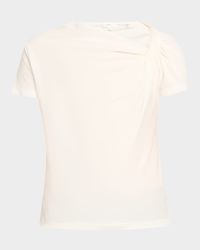 Liz Short-Sleeve Twist Top