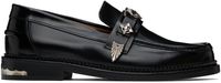 Toga Virilis Black Metal Loafers