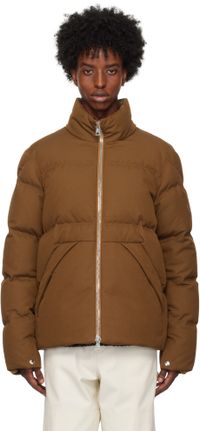 Moncler Brown Bayamo Short Down Jacket