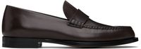 The Row Brown Novus Loafers