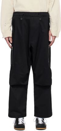Random Identities Black Berlin Baggies Cargo Pants