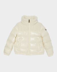 Girl's Dima Textured-Yoke Down Jacket, Size 12-14