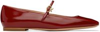 Gianvito Rossi Red Christina 05 Ballerina Flats