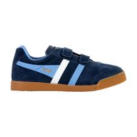 Gola - Basket cuir enfant barrier strap - Taille 34 - Bleu