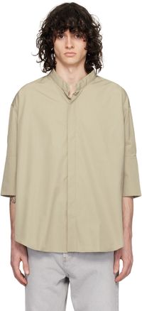 AMI Paris Green Oversized Shirt