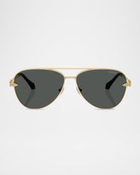 Men's VE2283 Aviator Sunglasses
