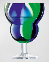 Folk Water/Wine Glasses, Set of 2