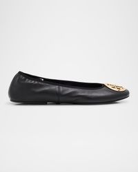 Reva Travel Leather Ballet Flats