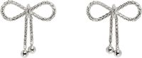 Blumarine Silver Bows Earrings