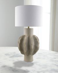 Eterne 30" Painted Table Lamp with Linen Shade