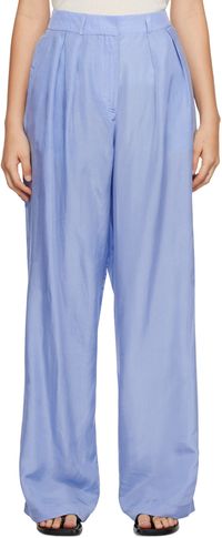 The Frankie Shop Blue Tansy Trousers