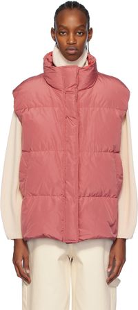 Max Mara Pink Taffgil Down Vest