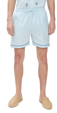 Fanm Mon Salim Drawstring Shorts Light Blue XL