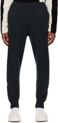 JOSEPH Pantalon de détente doux gris en laine