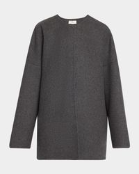 Elke Brushed Cashmere Single-Breasted Jacket
