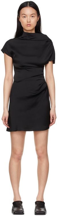 ANNA QUAN Black Macey Mini Dress