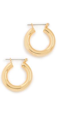 Luv Aj Baby Amalfi Tube Hoop Earrings Gold One Size