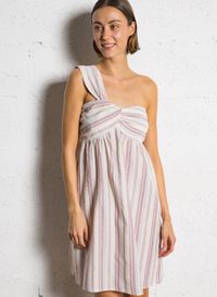 See U Soon - Robe courte asymétrique en coton - Taille 3 - Rouge
