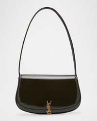 Mini YSL Flap Shoulder Bag in Patent Leather
